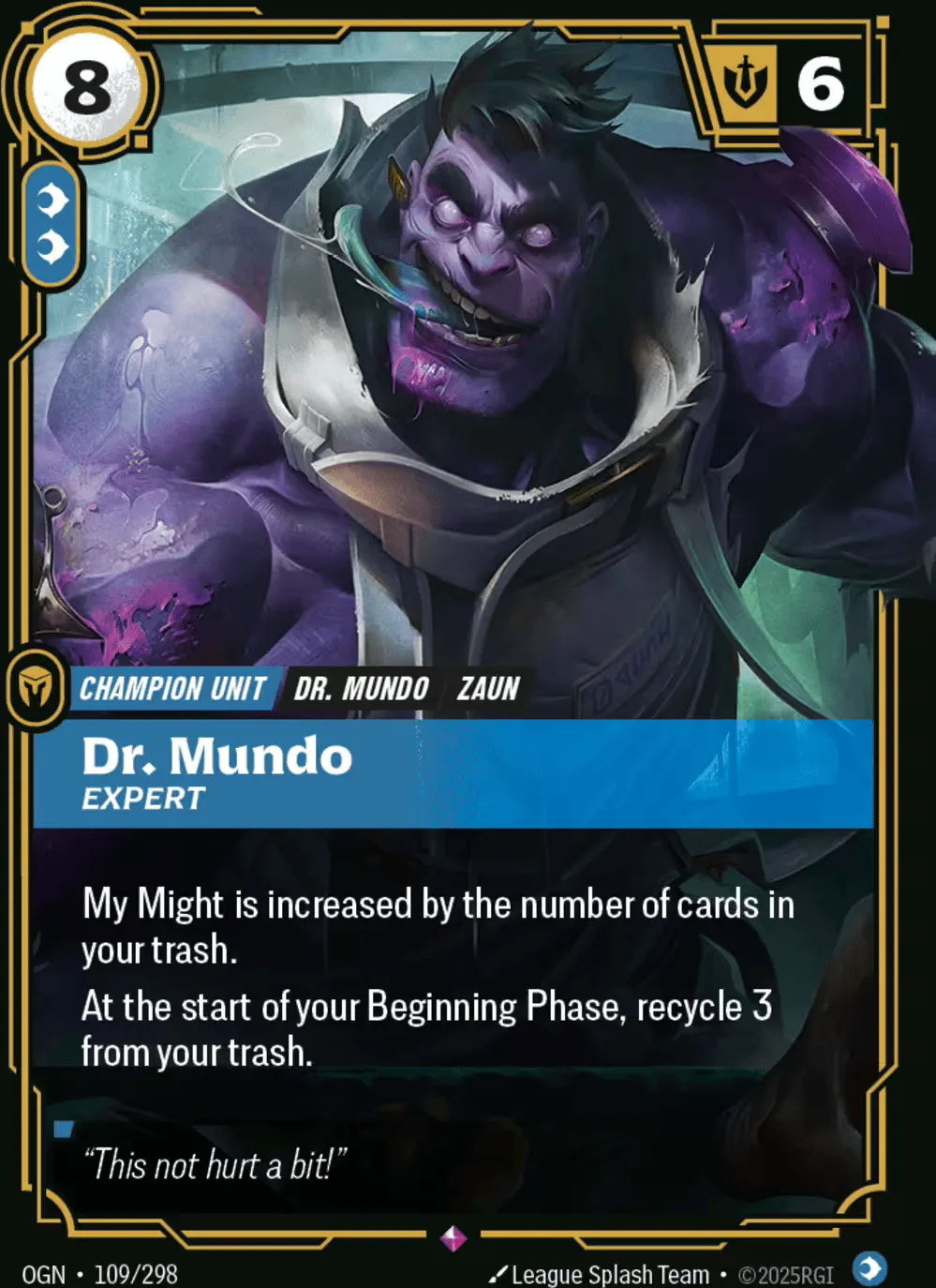 Dr. Mundo - Expert — Origins - Main Set — Riftbound