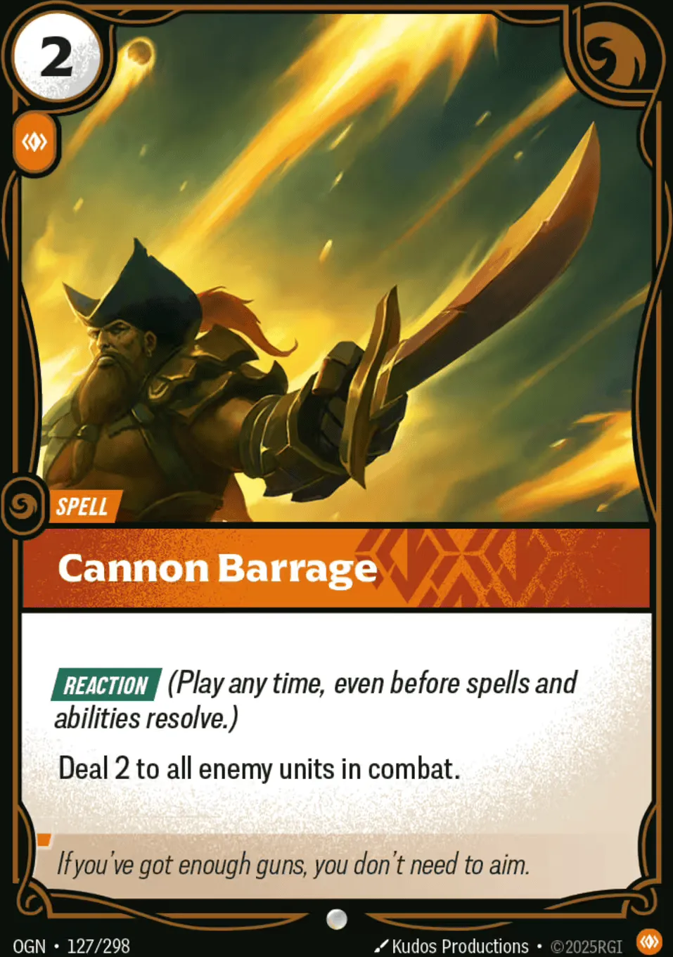 Cannon Barrage — Origins - Main Set — Riftbound