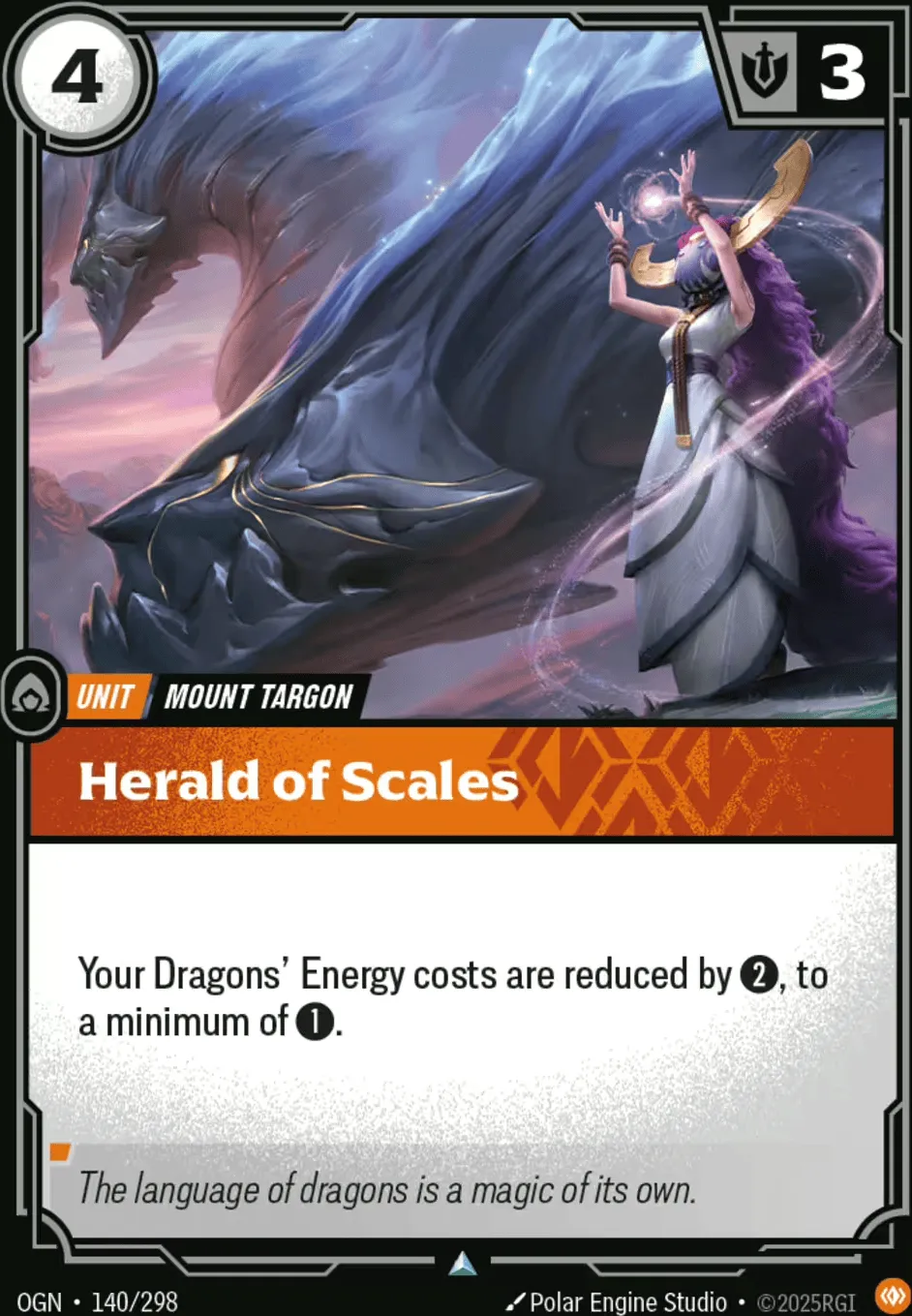 Herald of Scales — Origins - Main Set — Riftbound