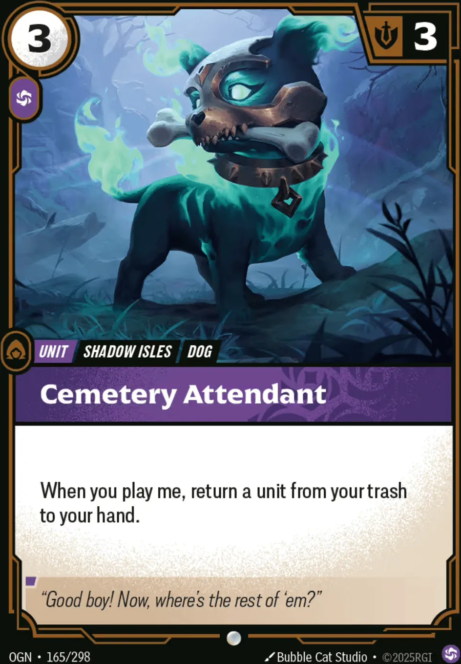 Cemetery Attendant — Origins - Main Set — Riftbound