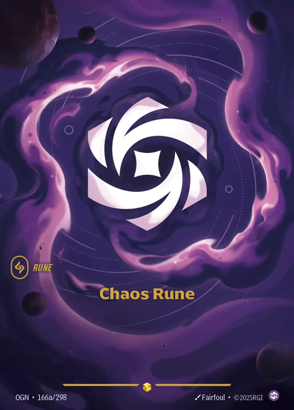 Chaos Rune (alt) — Origins - Main Set — Riftbound