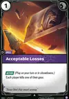 Product image for Acceptable Losses