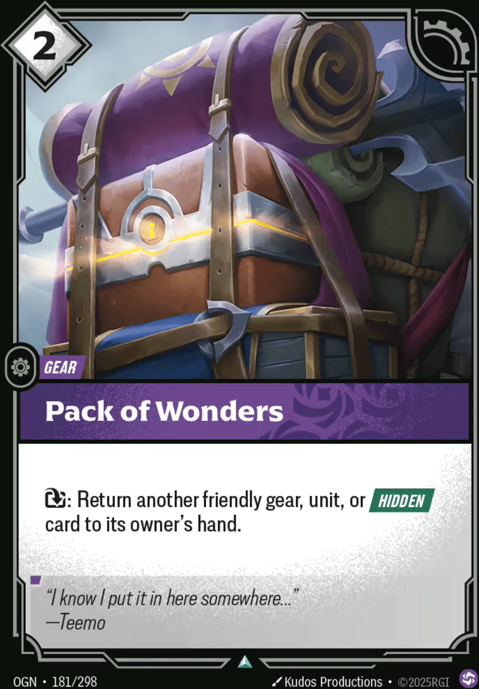 Pack of Wonders — Origins - Main Set — Riftbound