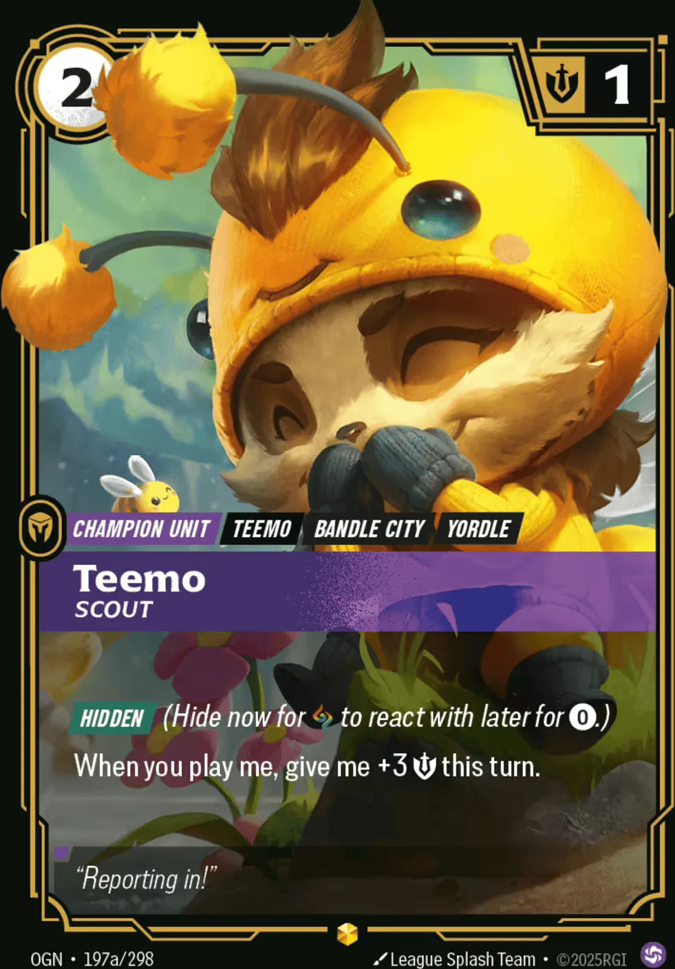 Teemo - Scout (alt) — Origins - Main Set — Riftbound