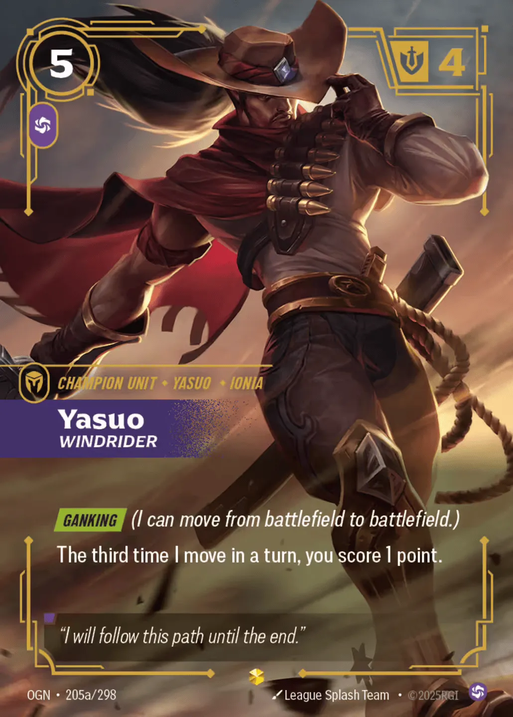 Yasuo - Windrider — Origins - Main Set — Riftbound