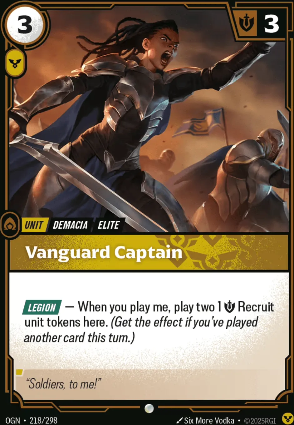 Vanguard Captain — Origins - Main Set — Riftbound