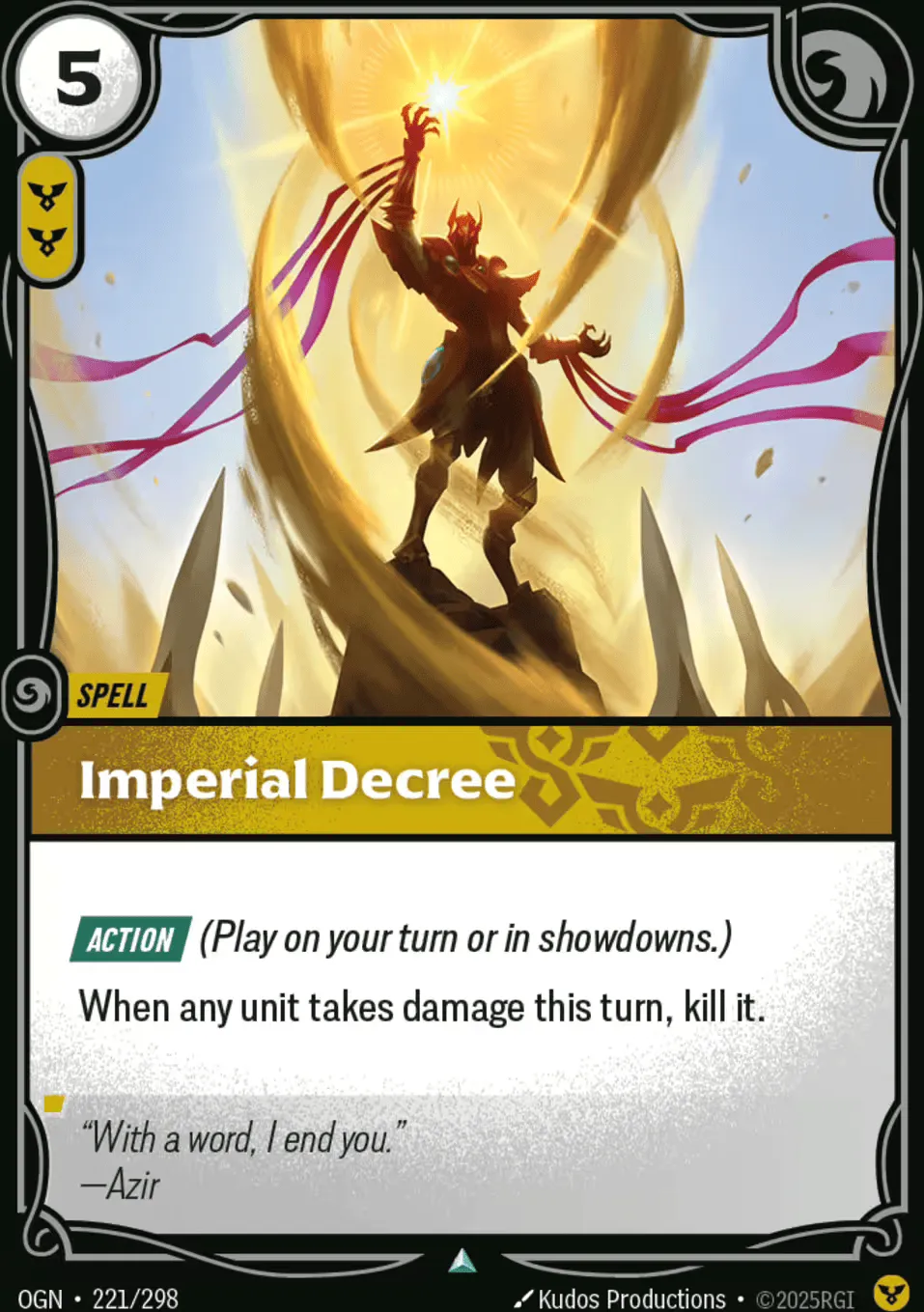 Imperial Decree — Origins - Main Set — Riftbound