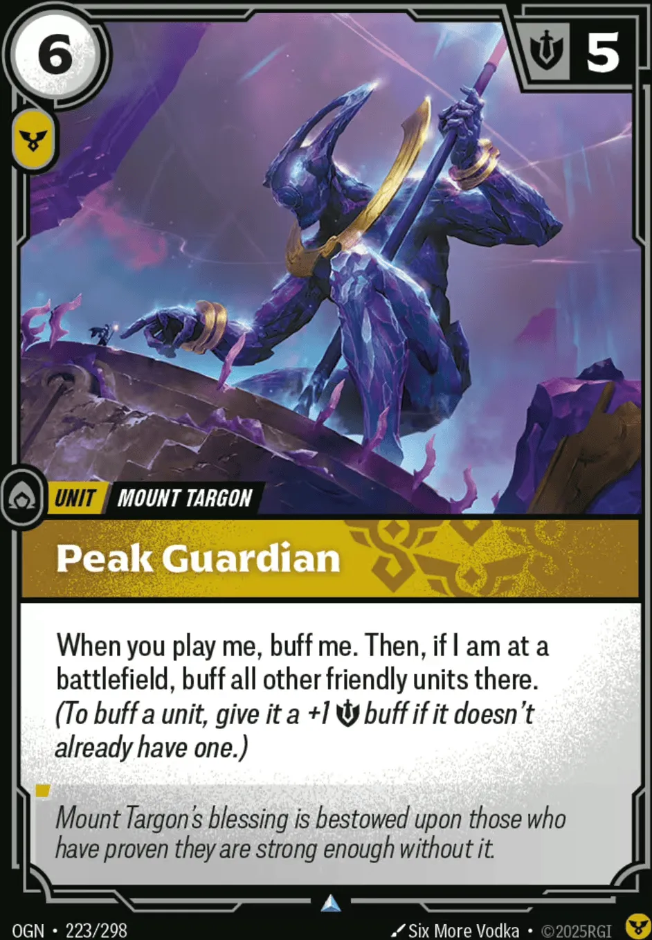 Peak Guardian — Origins - Main Set — Riftbound
