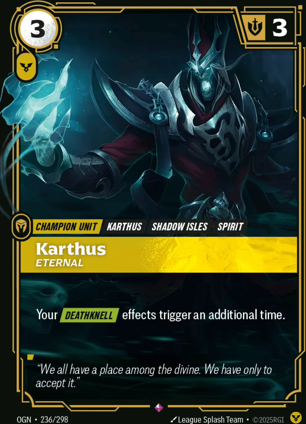 Karthus - Eternal — Origins - Main Set — Riftbound: League of Legends TCG