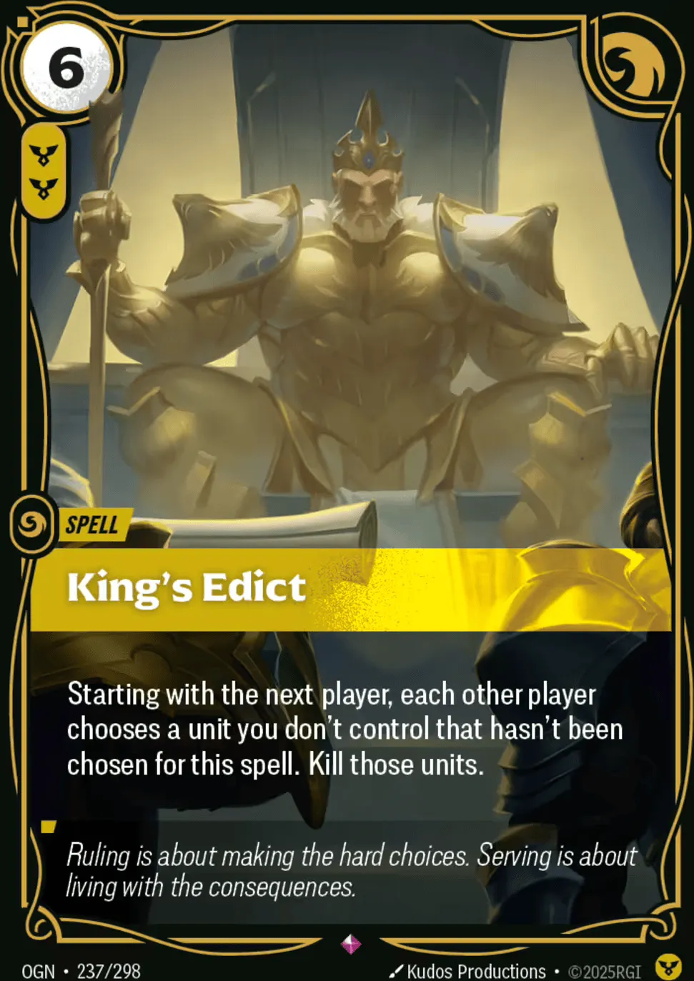King's Edict — Origins - Main Set — Riftbound