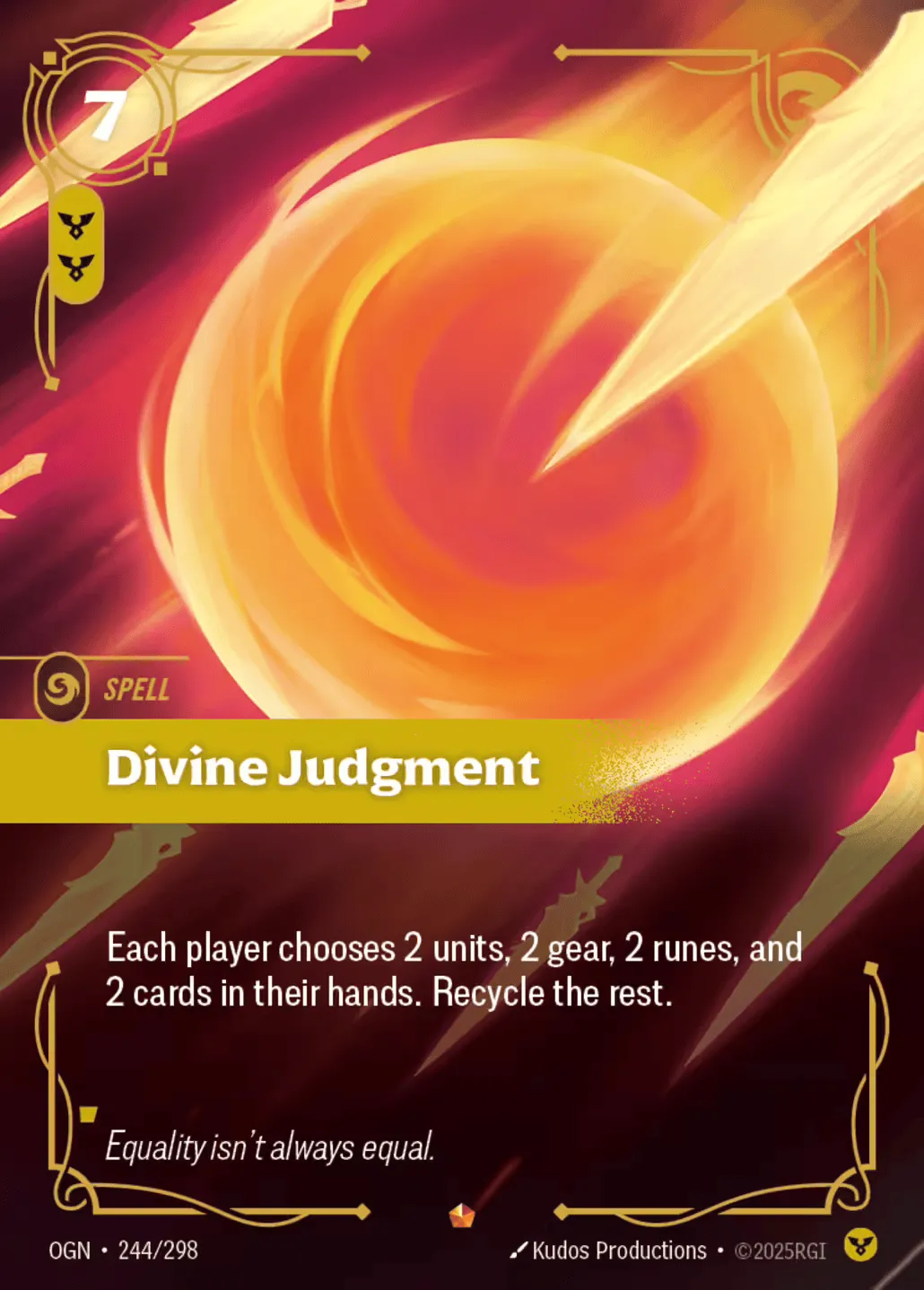 Divine Judgment — Origins - Main Set — Riftbound: League of Legends TCG
