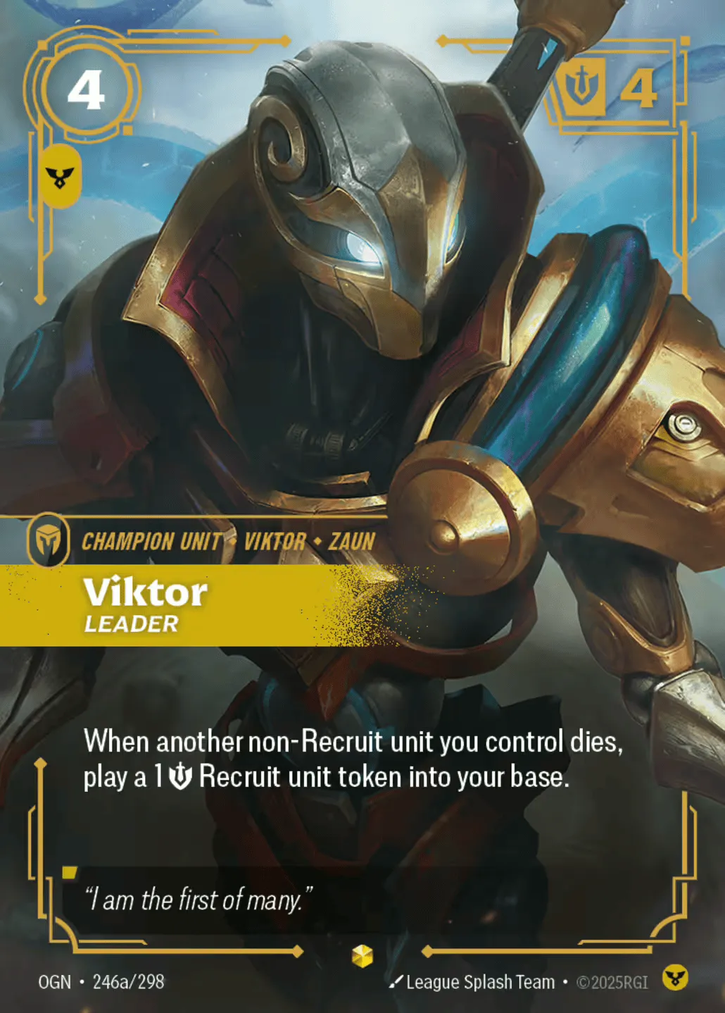 Viktor - Leader (alt) — Origins - Main Set — Riftbound