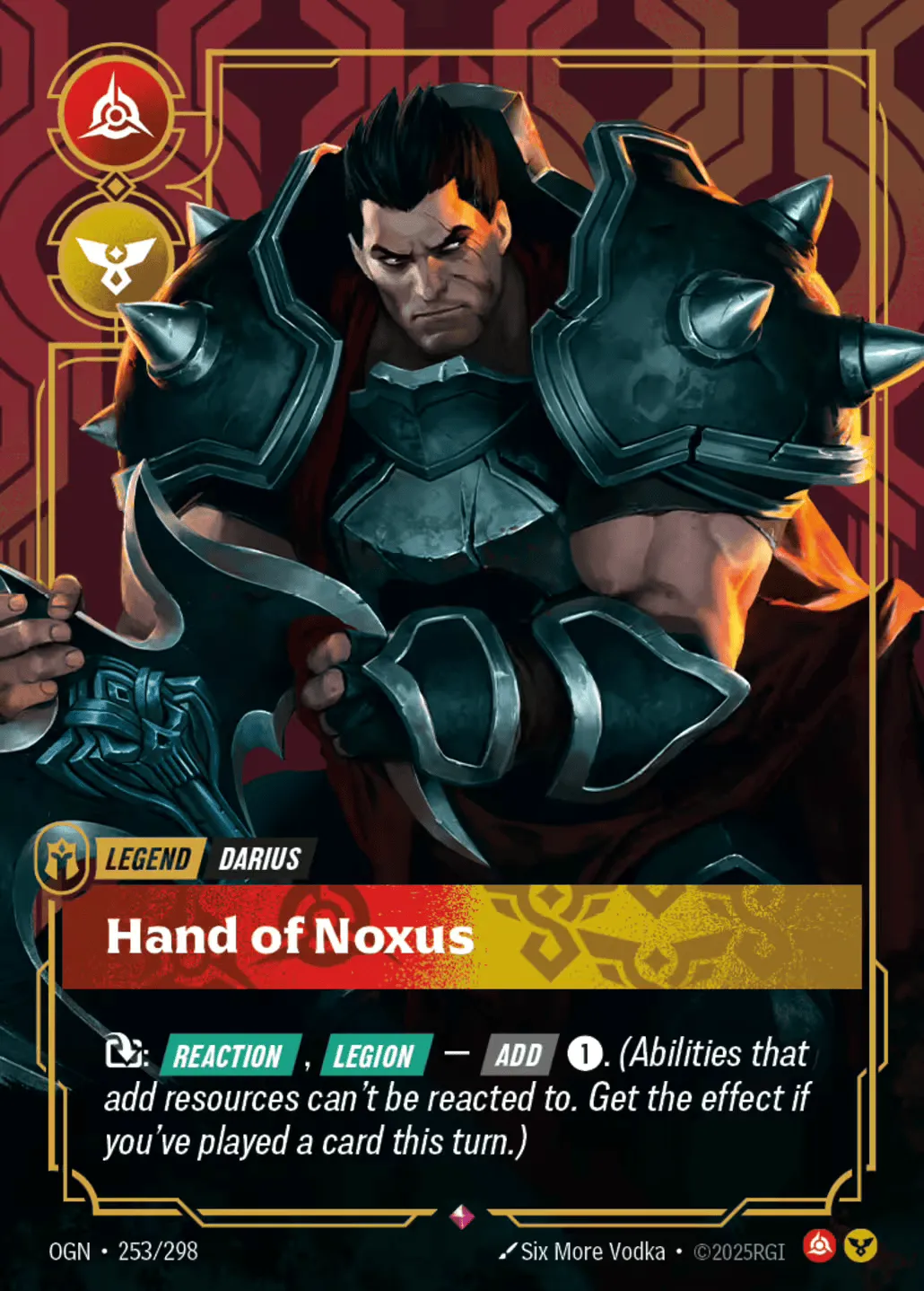 Darius - Hand of Noxus — Origins - Main Set — Riftbound