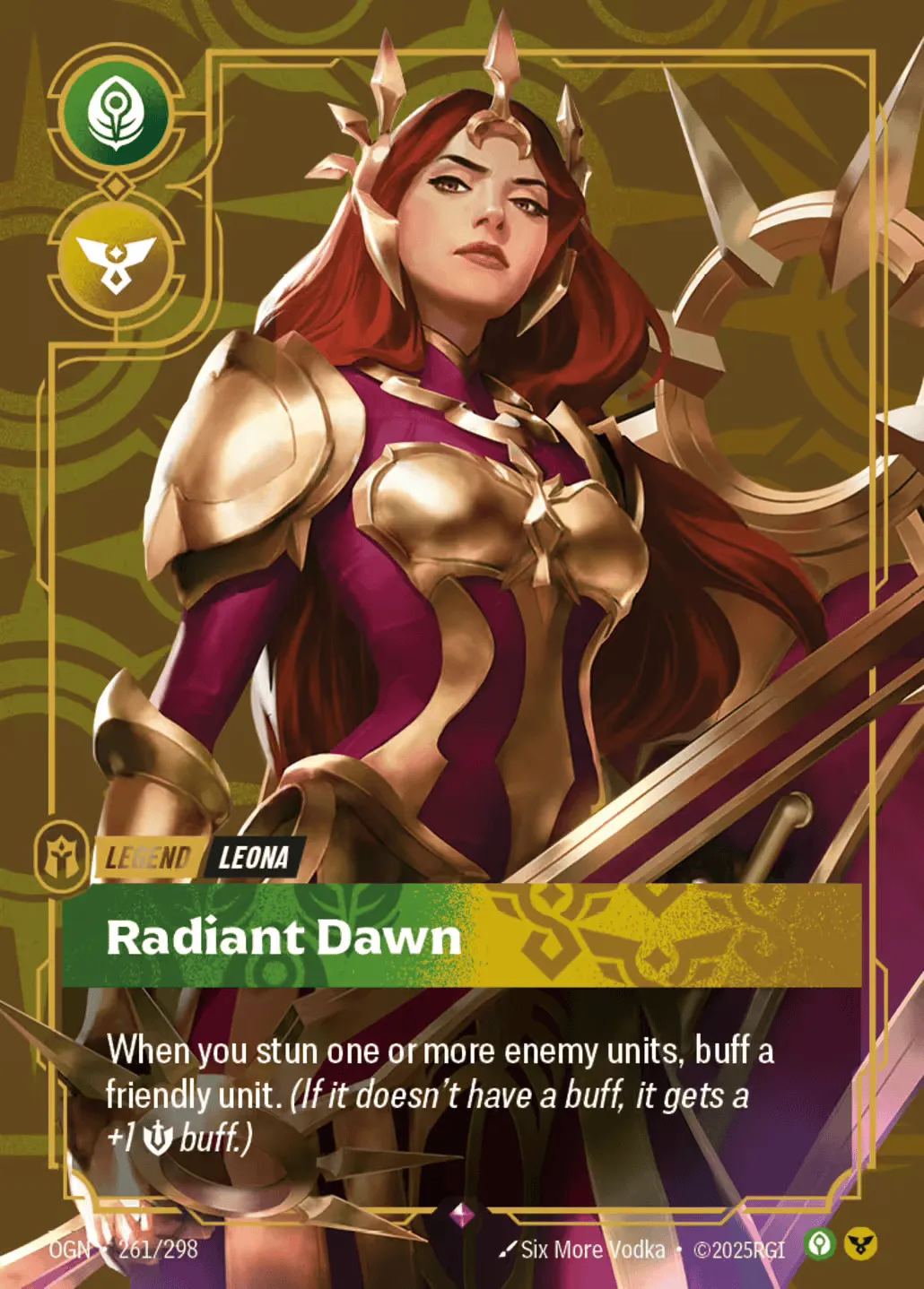 Leona - Radiant Dawn — Origins - Main Set — Riftbound