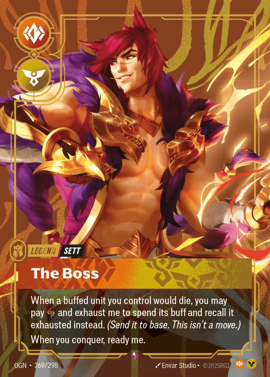 Sett - The Boss — Origins - Main Set — Riftbound