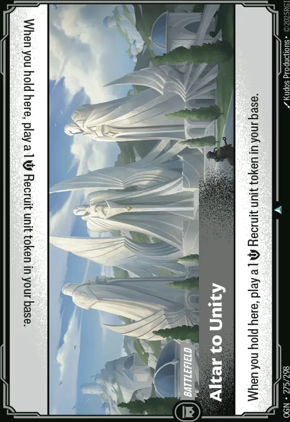 Altar to Unity — Origins - Main Set — Riftbound