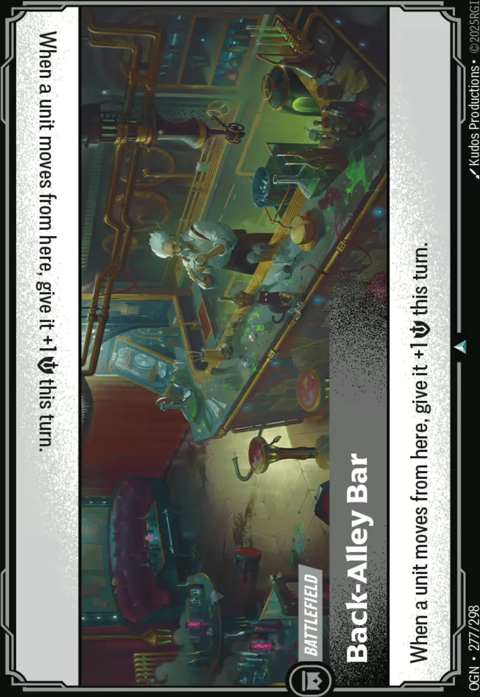 Back-Alley Bar — Origins - Main Set — Riftbound