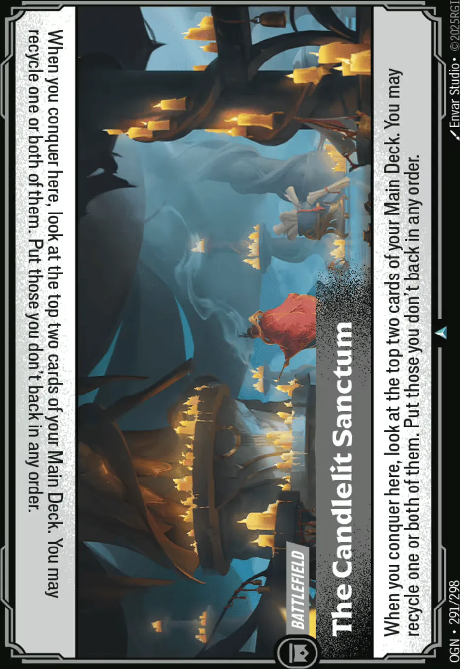 The Candlelit Sanctum — Origins - Main Set — Riftbound
