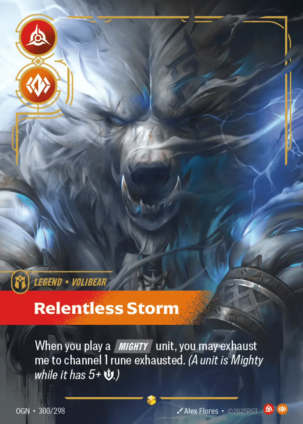 Volibear - Relentless Storm — Origins - Main Set — Riftbound