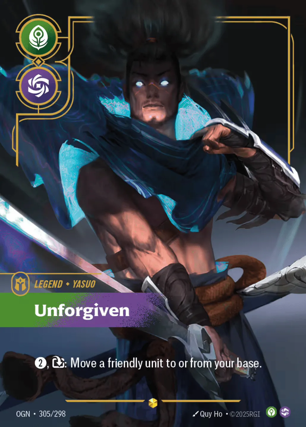 Yasuo - Unforgiven — Origins - Main Set — Riftbound