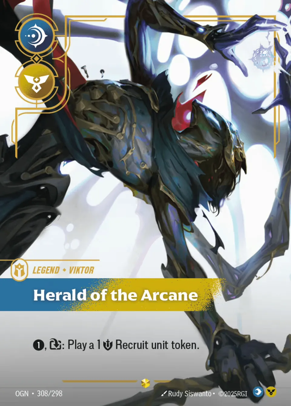 Viktor - Herald of the Arcane from Origins - Main Set - Riftbound: League of Legends TCG