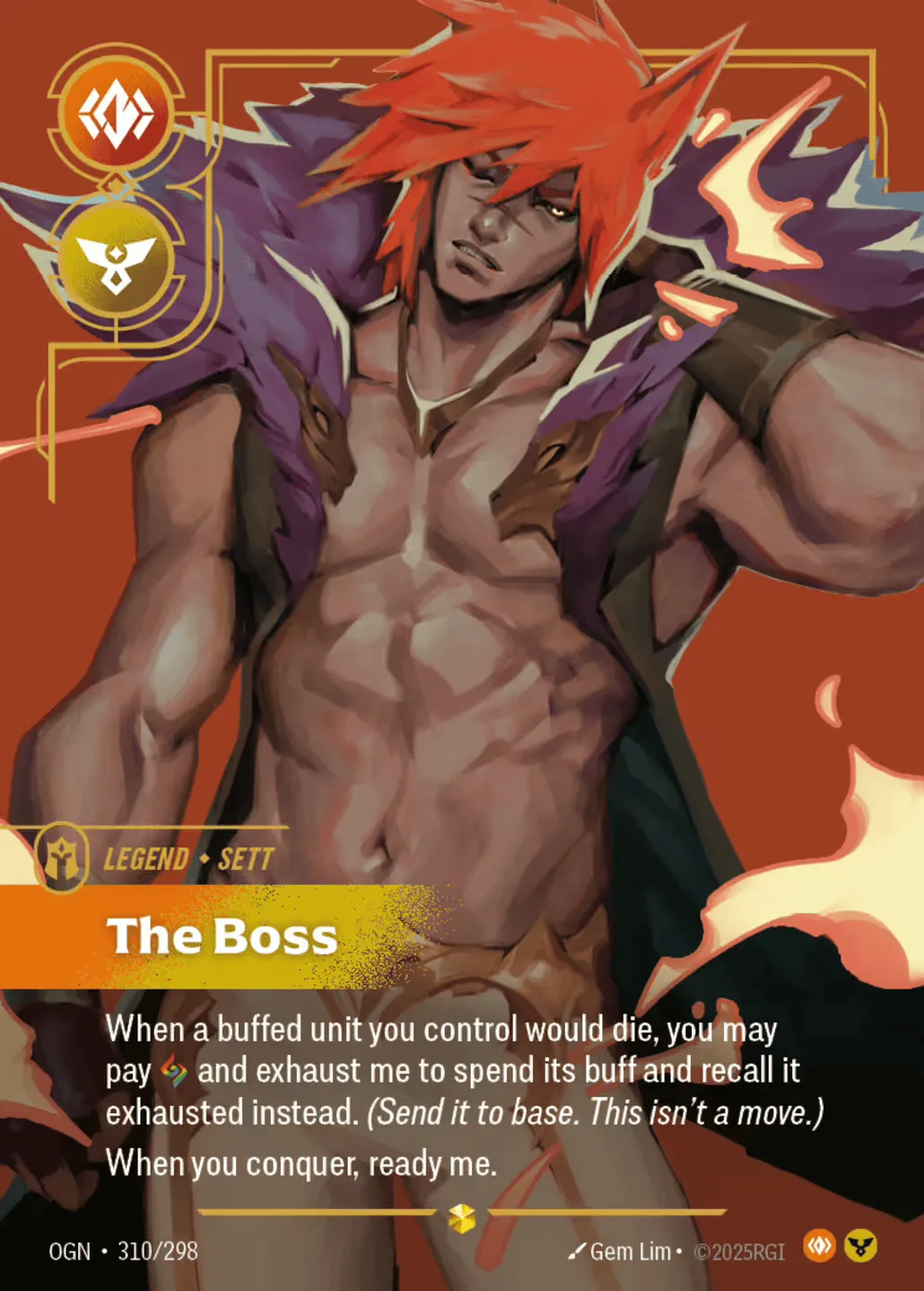 Sett - The Boss — Origins - Main Set — Riftbound