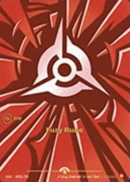 Fury Rune from Origins - Promo Cards - Riftbound: League of Legends TCG