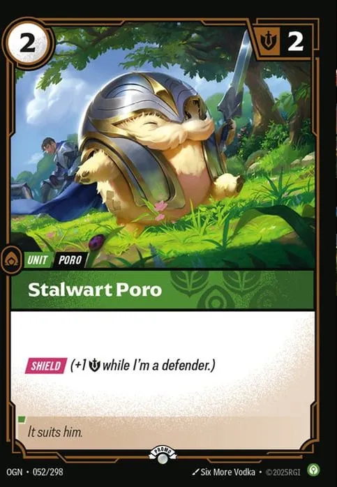Stalwart Poro — Origins - Promo Cards — Riftbound