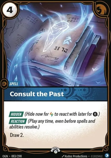 Consult the Past from Origins - Promo Cards - Riftbound: League of Legends TCG
