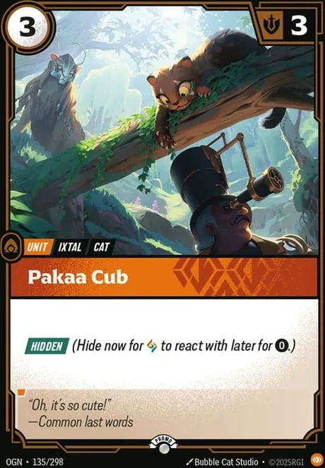 Pakaa Cub — Origins - Promo Cards — Riftbound