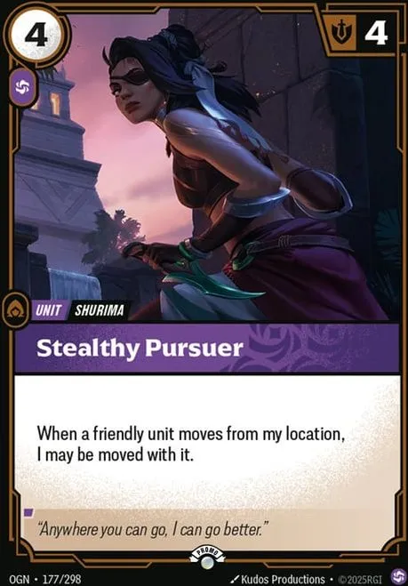 Stealthy Pursuer — Origins - Promo Cards — Riftbound