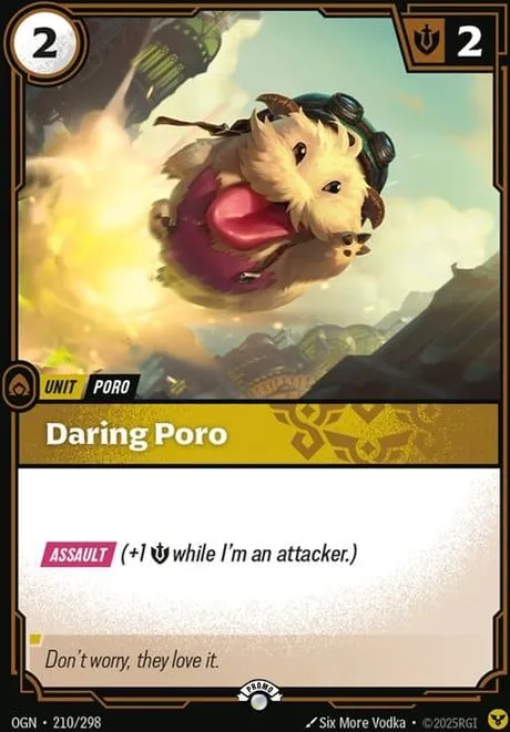 Daring Poro from Origins - Promo Cards - Riftbound: League of Legends TCG