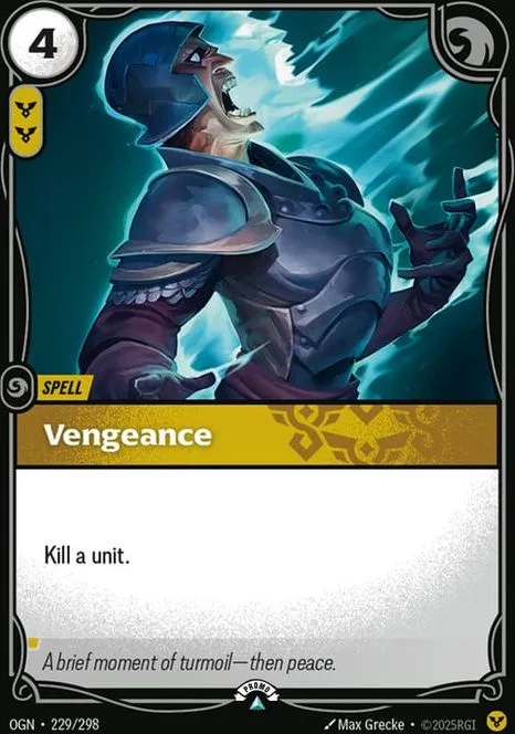 Vengeance — Origins - Promo Cards — Riftbound