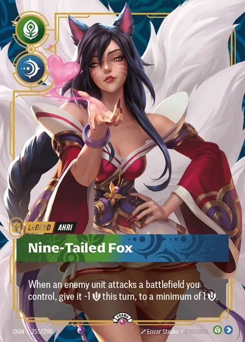 Ahri - Nine-Tailed Fox — Origins - Promo Cards — Riftbound