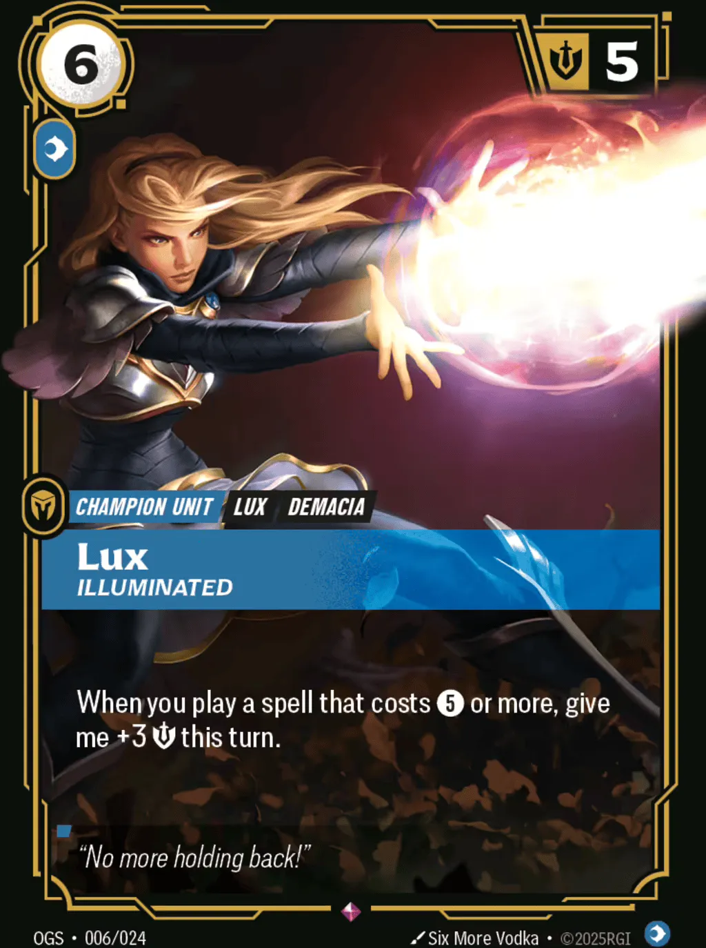Lux - Illuminated — Origins - Proving Grounds — Riftbound
