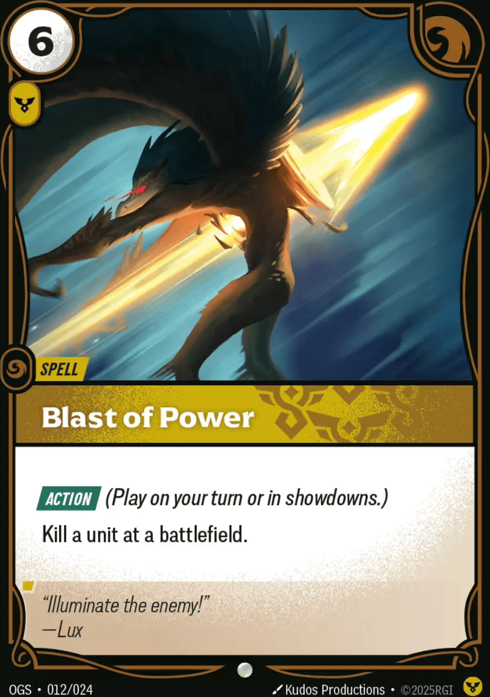 Blast of Power — Origins - Proving Grounds — Riftbound