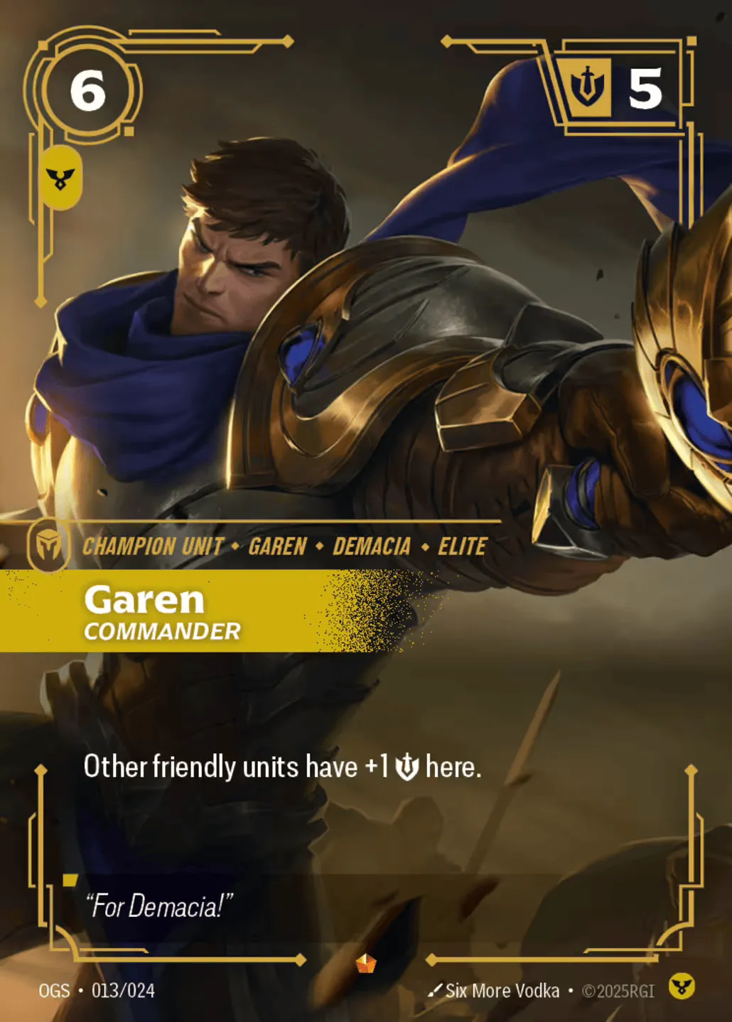 Garen - Commander — Origins - Proving Grounds — Riftbound