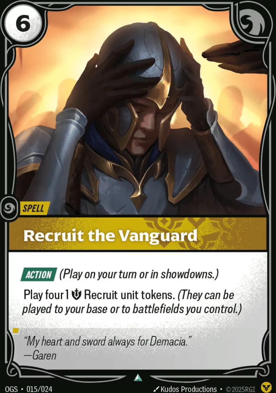 Recruit the Vanguard — Origins - Proving Grounds — Riftbound