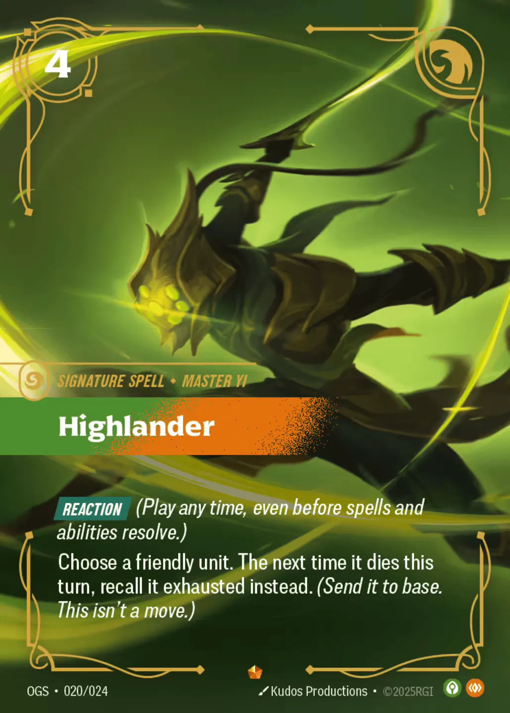 Highlander — Origins - Proving Grounds — Riftbound