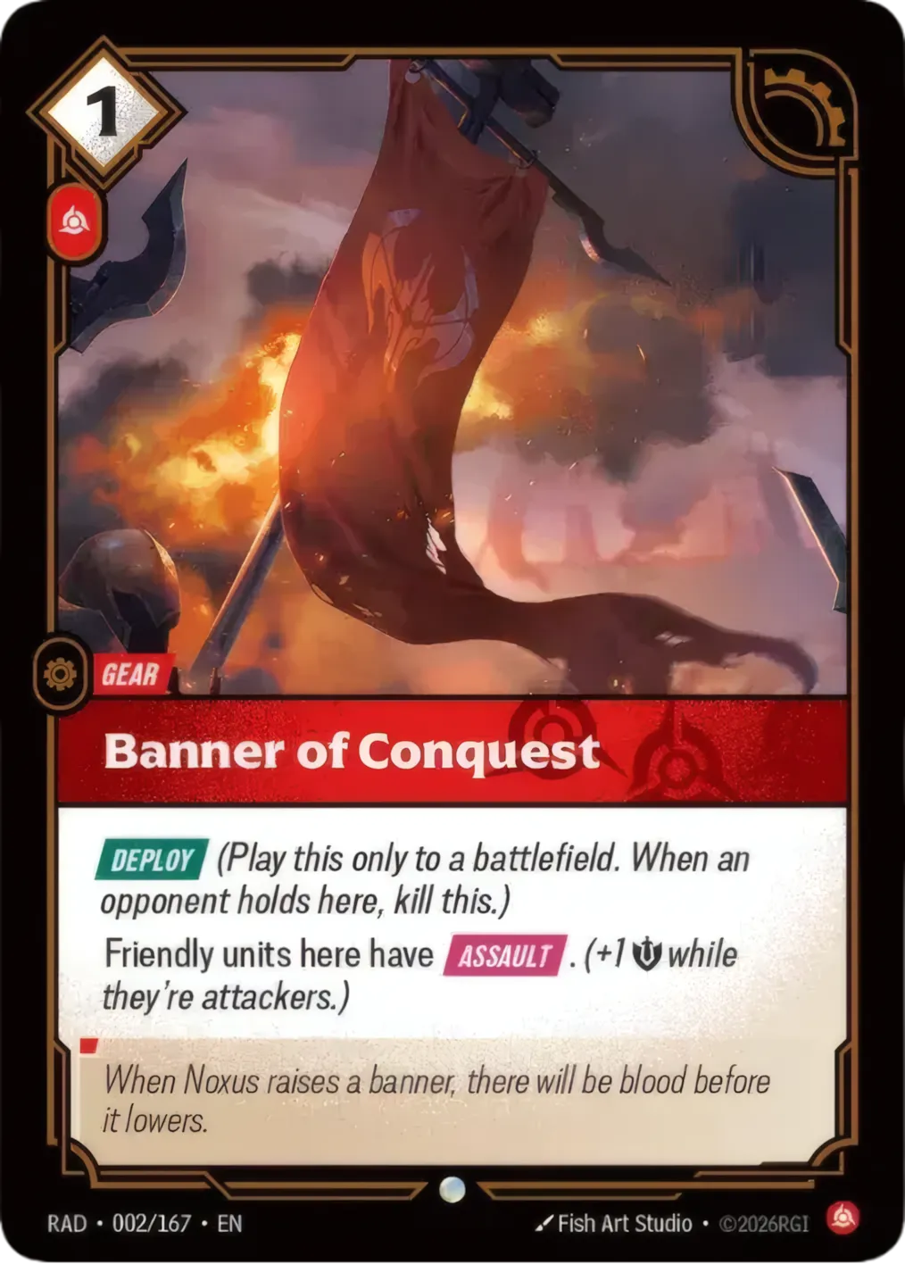 Banner of Conquest — Radiance — Riftbound