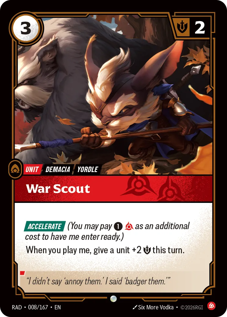 War Scout — Radiance — Riftbound