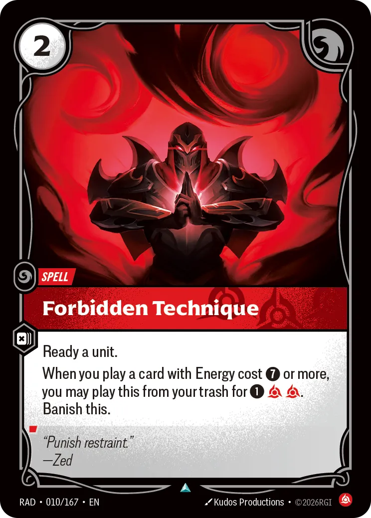 Forbidden Technique — Radiance — Riftbound