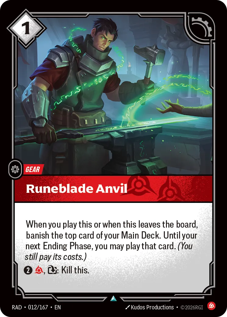 Runeblade Anvil — Radiance — Riftbound