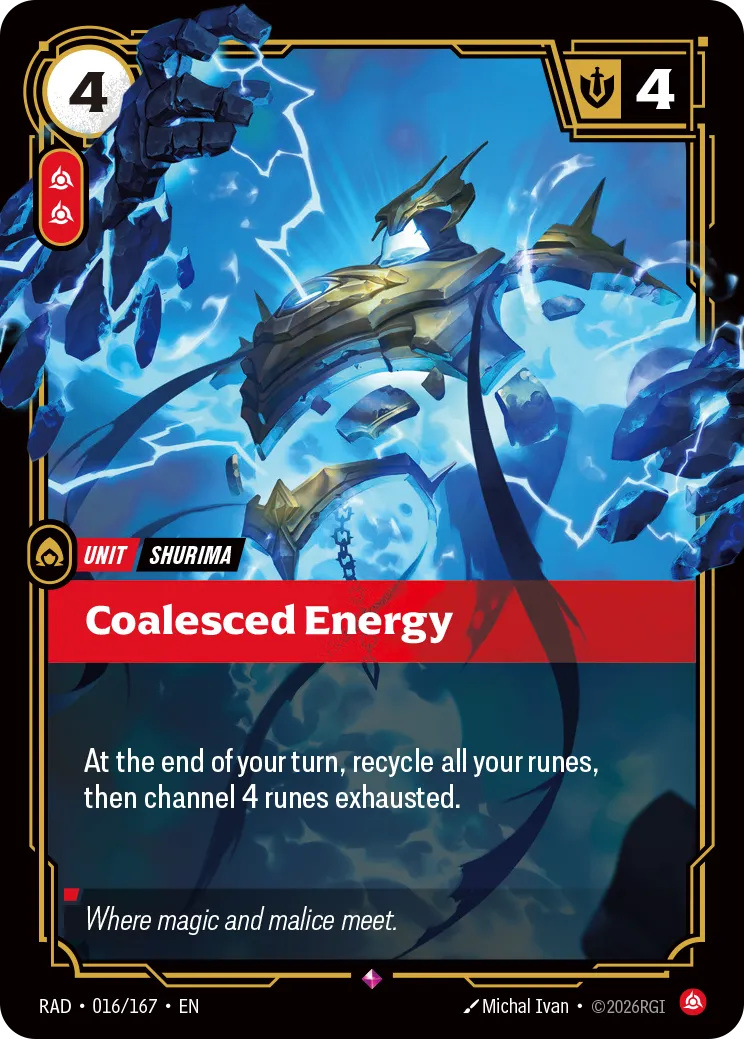 Coalesced Energy — Radiance — Riftbound