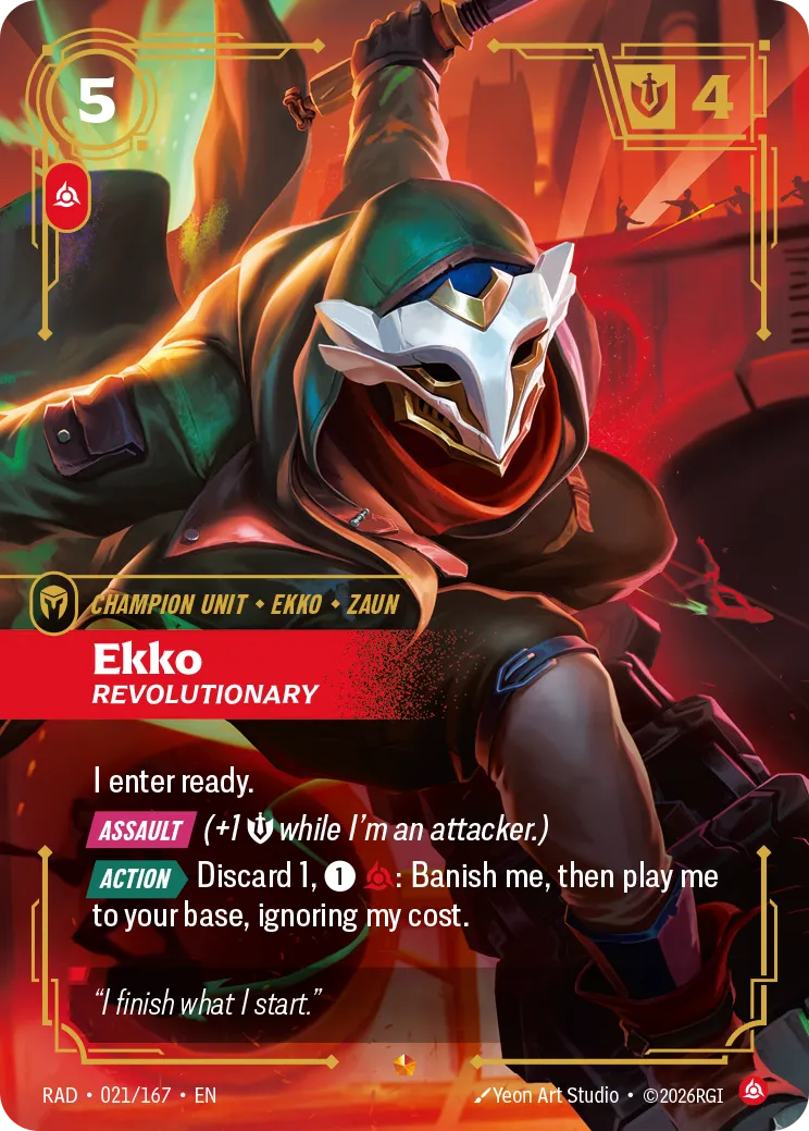 Ekko - Revolutionary — Radiance — Riftbound