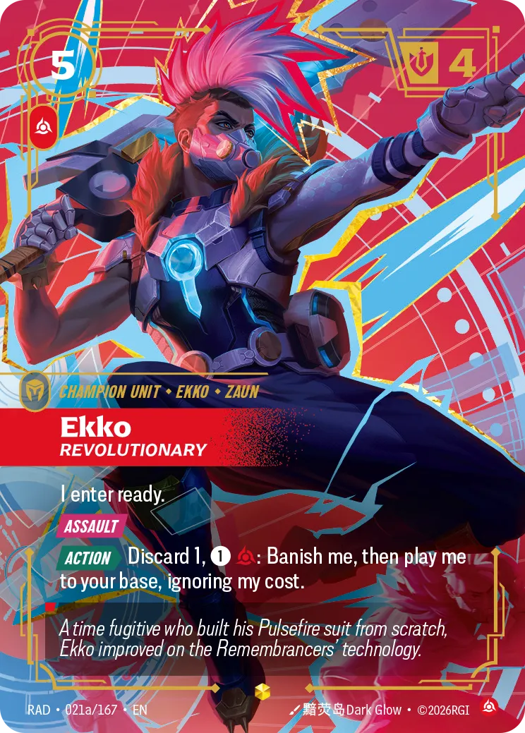 Ekko - Revolutionary — Radiance — Riftbound