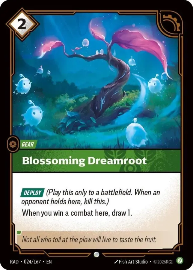 Blossoming Dreamroot — Radiance — Riftbound