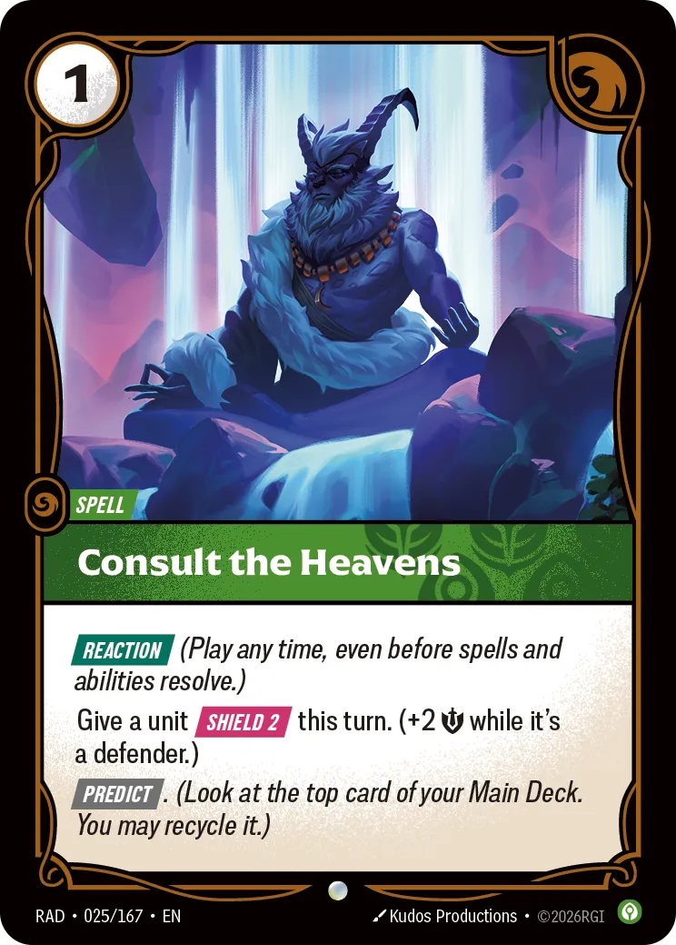 Consult the Heavens — Radiance — Riftbound
