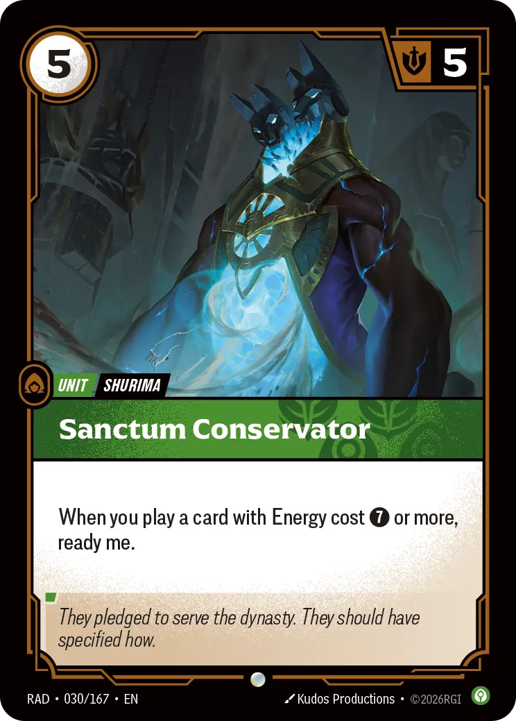 Sanctum Conservator — Radiance — Riftbound