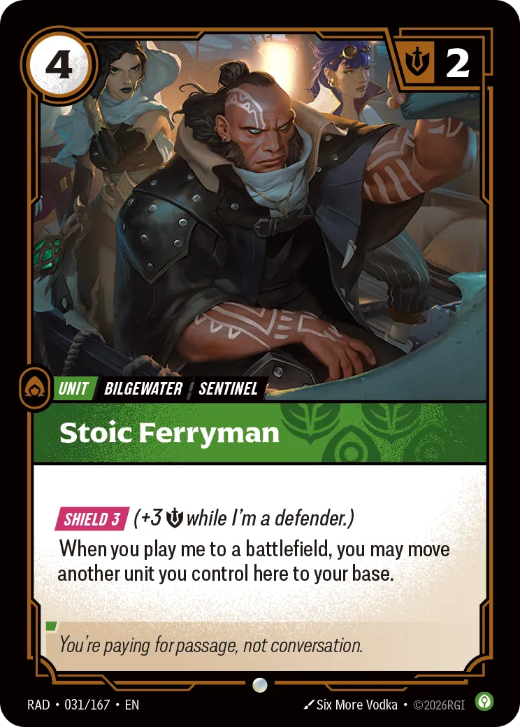 Stoic Ferryman — Radiance — Riftbound